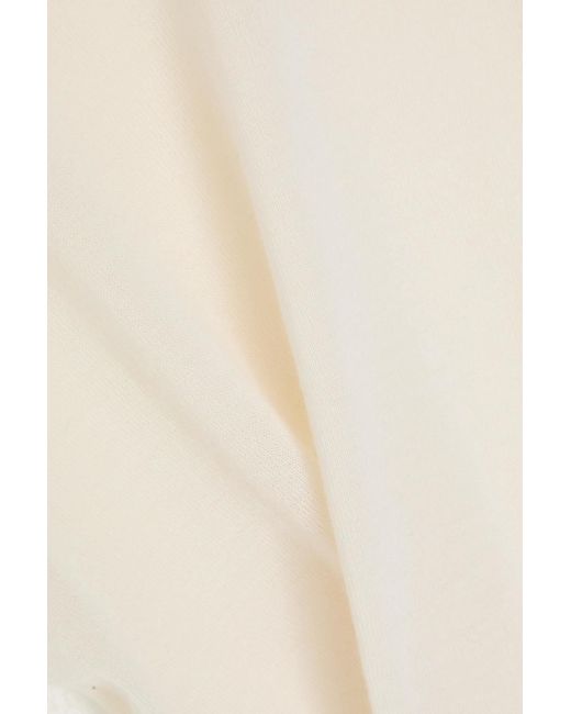 Totême White Cashmere Sweater