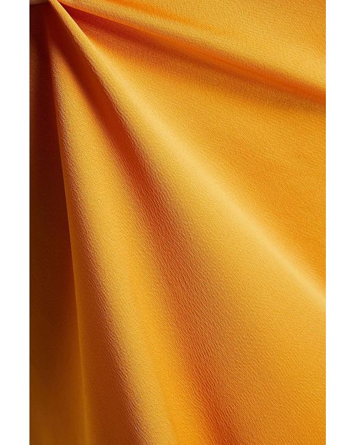 Jonathan Simkhai Metallic Robe aus glänzendem crêpe
