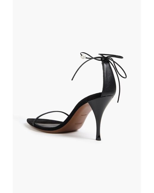 Neous Black Narumi Leather-Blend Sandals