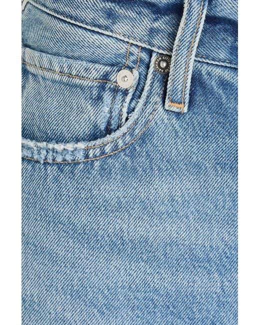 Citizens of Humanity Blue Marlow Distressed Denim Shorts