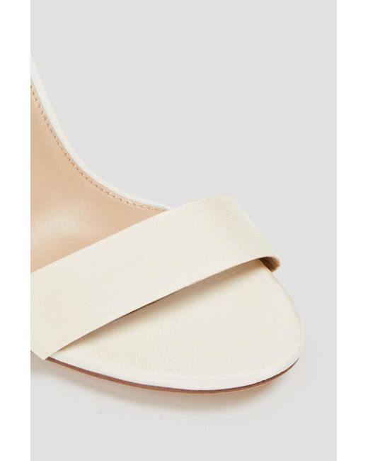 Sam Edelman Natural Yaro Silk-satin Sandals