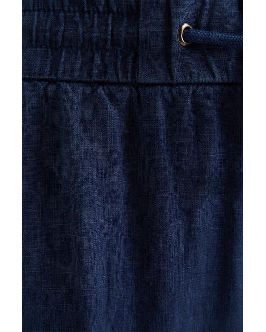 James Perse Blue Linen Pants for men