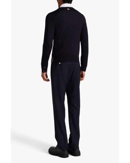 Thom Browne Pullover aus einer wollmischung in Blue für Herren