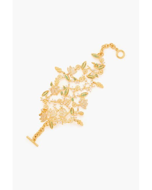 Zimmermann Metallic Tone Crystal Bracelet