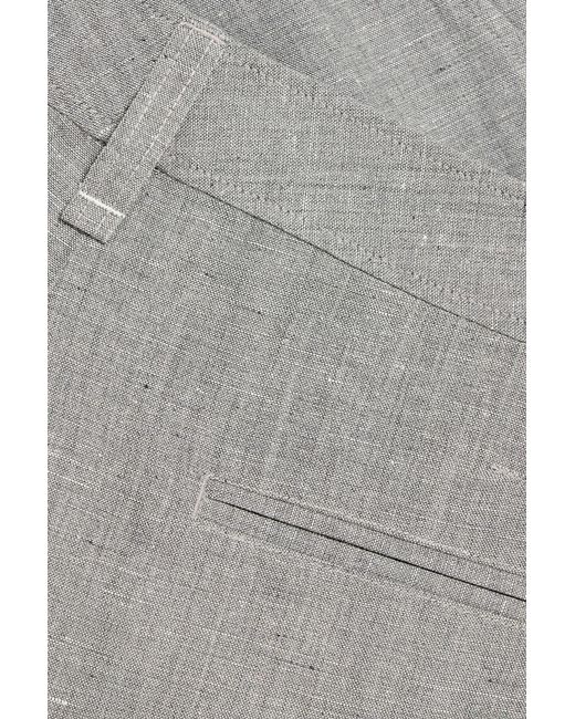 Rag & Bone Gray Baggy Wool-Blend Pants for men
