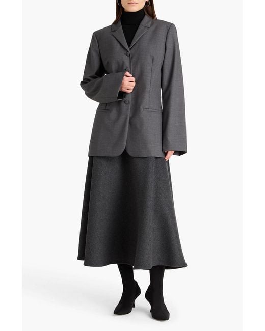 Rohe Black Wool-Blend Blazer