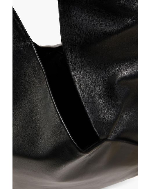 Aesther Ekme Black Ora Leather Shoulder Bag