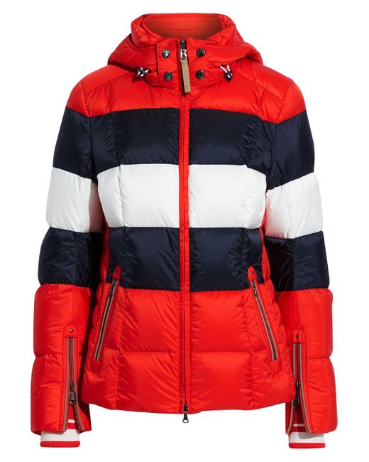 color block ski jacket