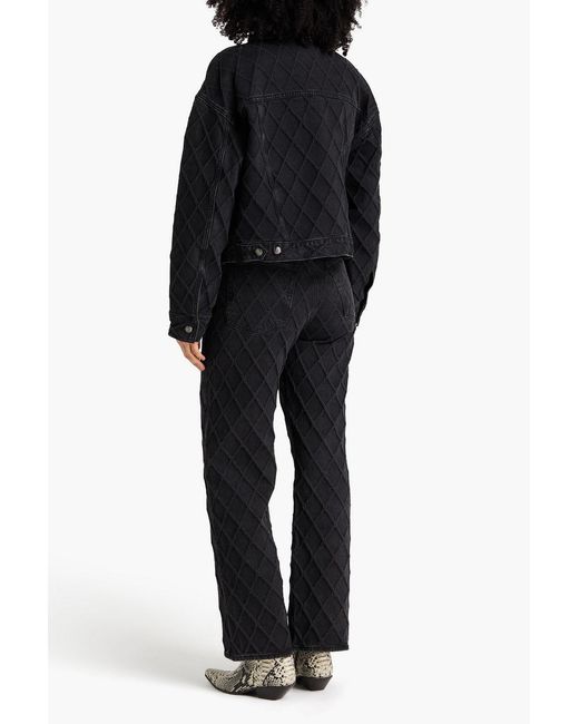 Rag & Bone Black Ryan Denim Jacket