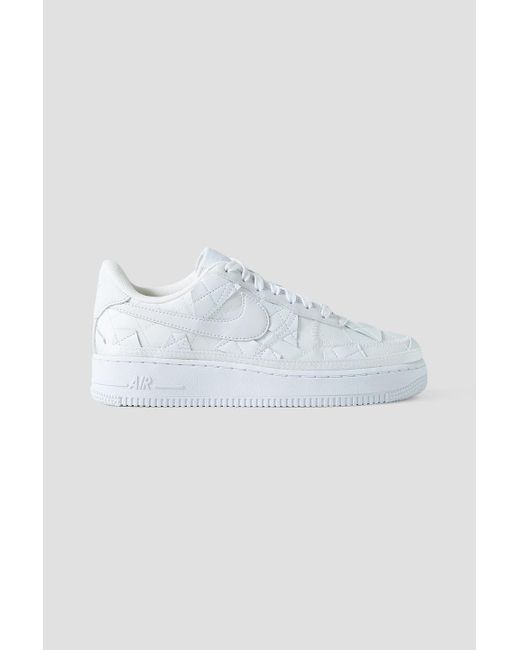 Nike Blue Billie Eilish Air Force Paneled Shell And Leather Sneakers