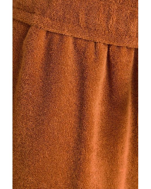 Dolce & Gabbana Orange Cotton-terry Shorts for men