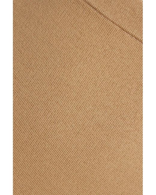 Theory Natural Merino Wool-blend Midi Skirt