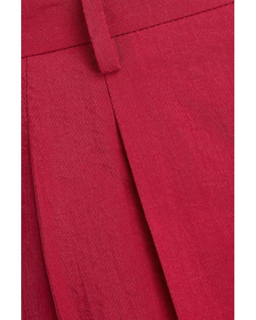 Giorgio Armani Katenhose aus twill aus einer seidenmischung in Red für Herren