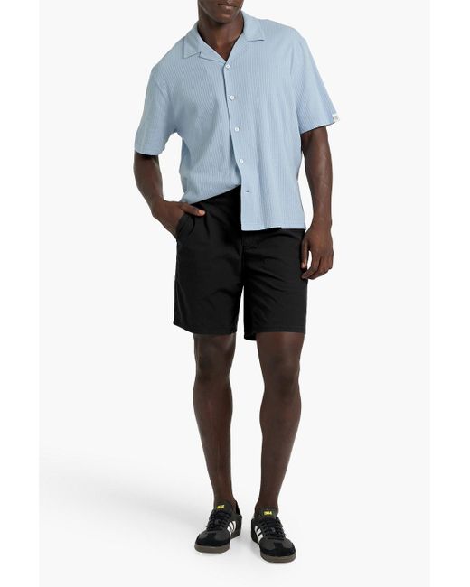 Rag & Bone Black Cotton-blend Chino Shorts for men