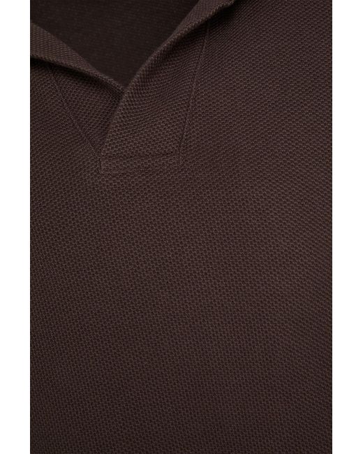 FRAME Orange Cotton-Piqué Polo Shirt for men