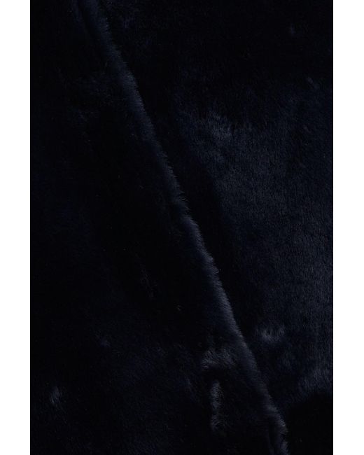 Yves Salomon Black Shearling Coat