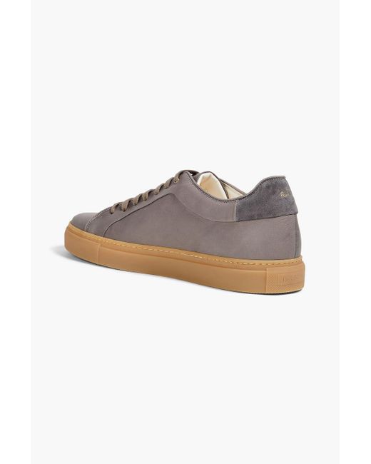Paul Smith Gray Banf Leather Sneakers for men