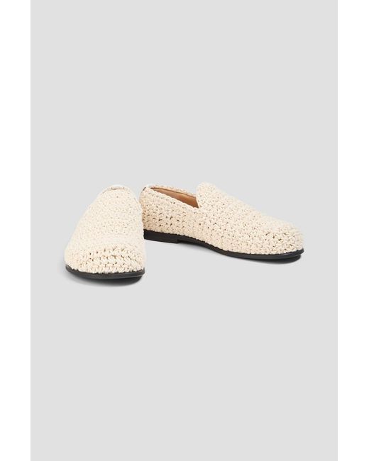 J.W. Anderson Natural Crochet Loafers