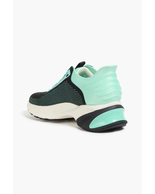 Tory Burch Green Good Luck Knit Trainer