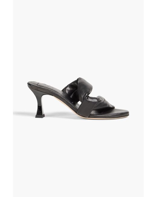 IRO Black Dydlee Leather Mules