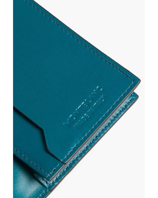 Montblanc Kartenetui aus geprägtem leder in Blue für Herren