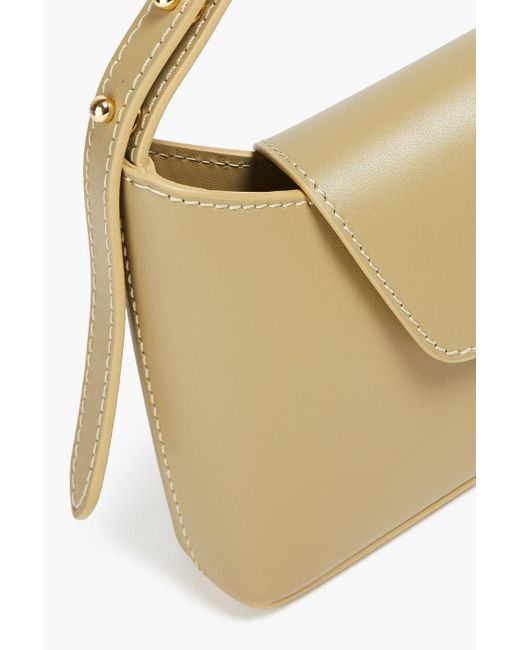 Elleme White Envelope Leather Shoulder Bag