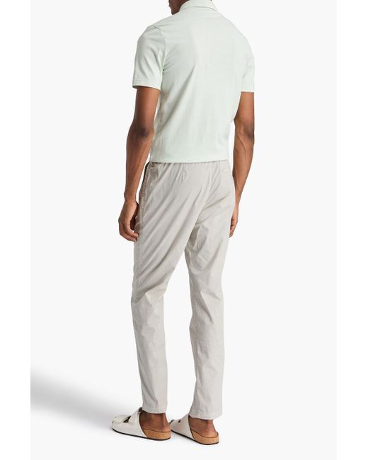 James Perse White Cotton-Blend Poplin Chinos for men