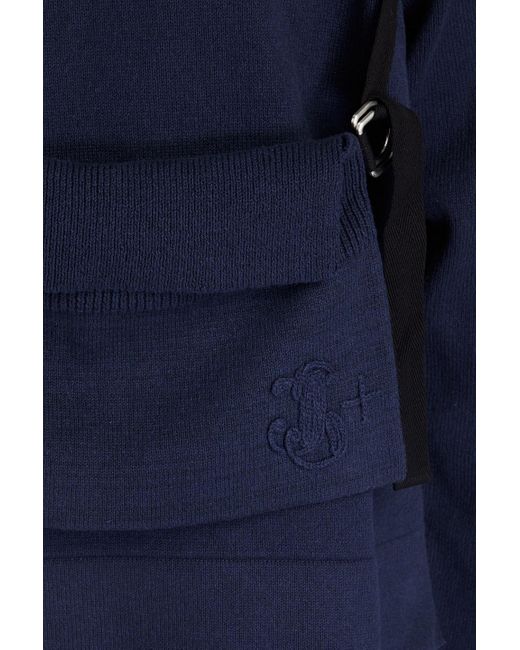Jil Sander Wandelbarer pullover aus einer baumwollmischung in Blue für Herren