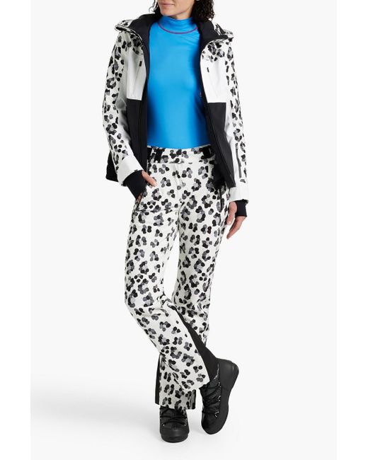 Aztech Mountain White Team Aztech Printed Bootcut Ski Pants