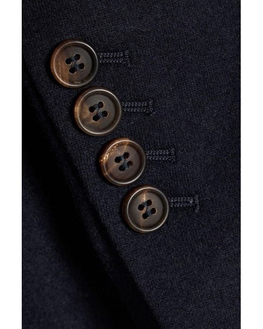 Brunello Cucinelli Blue Cashmere Blazer