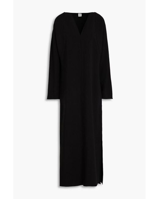 By Malene Birger Black Estel Woven Midi Dress