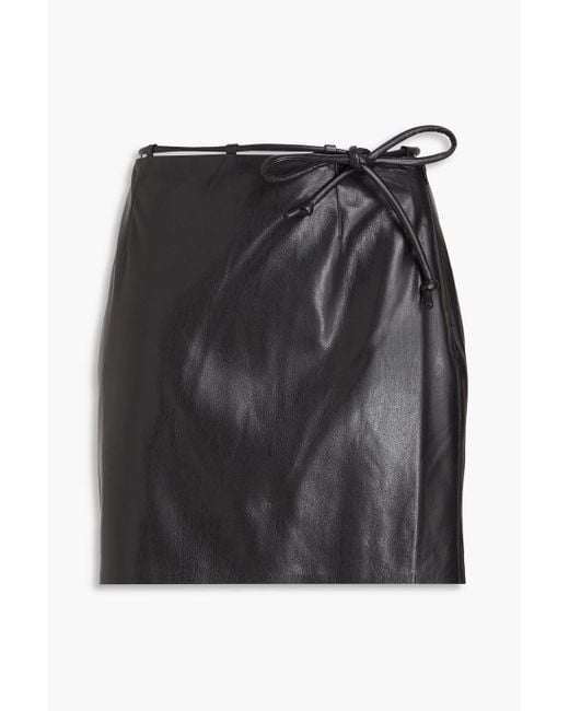 Nanushka Black Okobortm Mini Skirt
