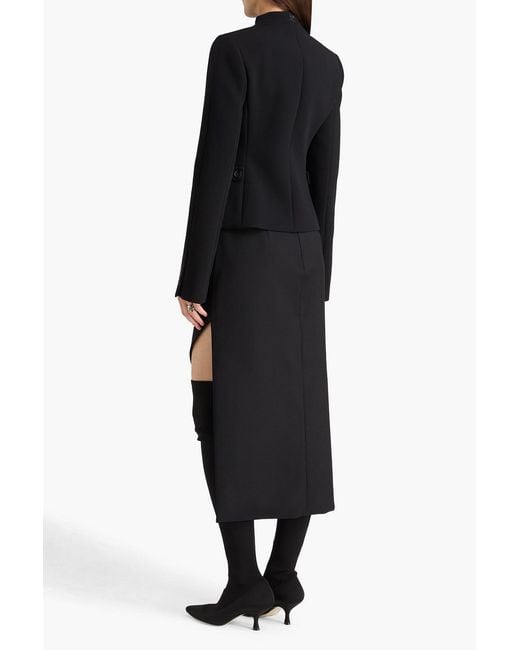 Courreges Black Crepe Jacket