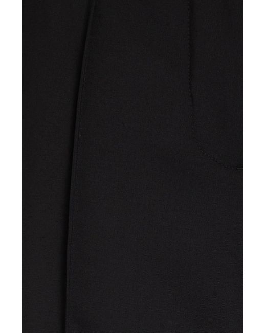 Jacquemus Black Camargue Wool-blend Straight-leg Pants