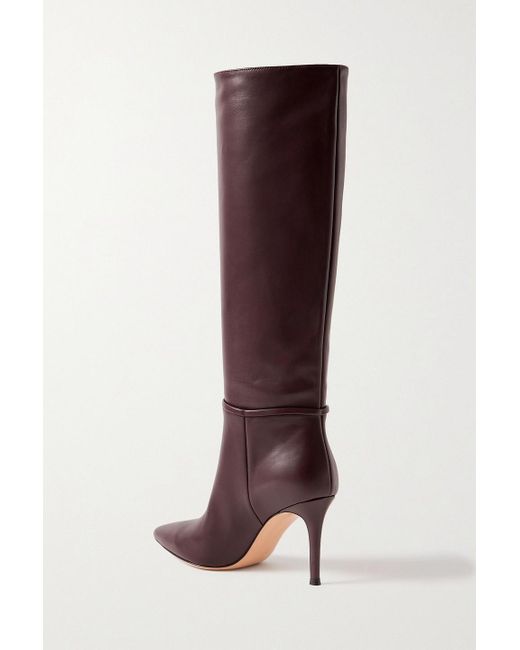 Gianvito Rossi Brown Calf Leather Bos Taurus Clogs