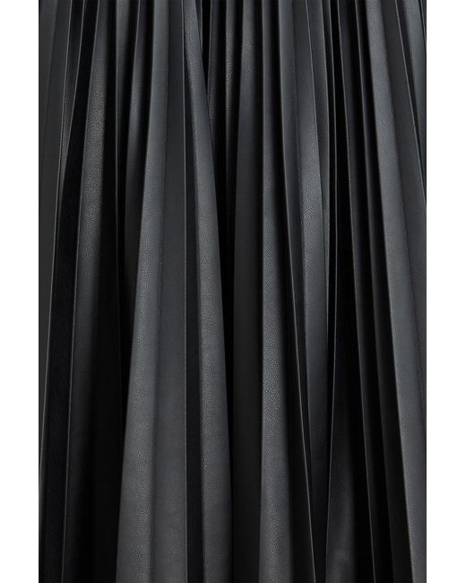 Jonathan Simkhai Black Pleated Midi Skirt