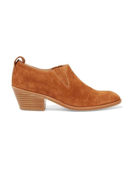 Rag & Bone Brown Thompson Suede Ankle Boots