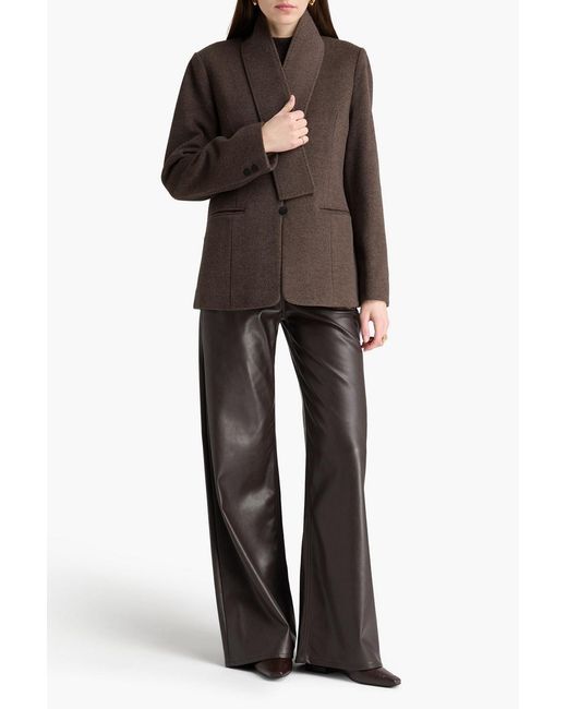 LE17SEPTEMBRE Brown Wool Blazer