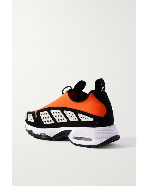 Nike Orange Air Max Sndr Rubber-Trimmed Scuba Sneakers for men