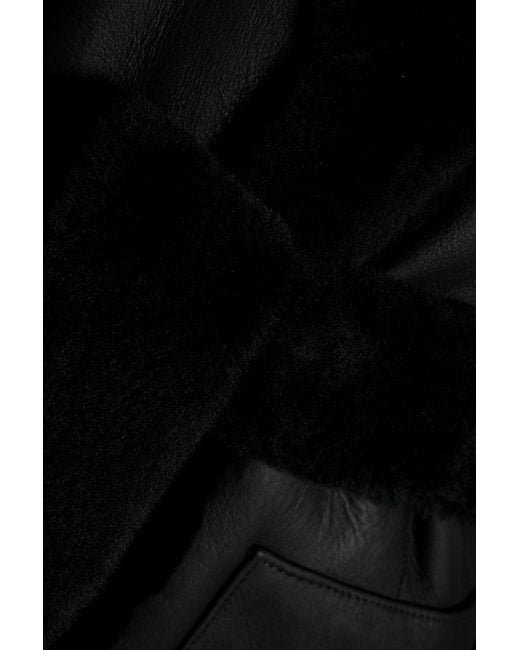 Dom Goor Black Kelly Shearling Coat