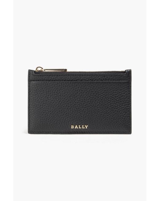 Bally Black Pebbled-Leather Cardholder