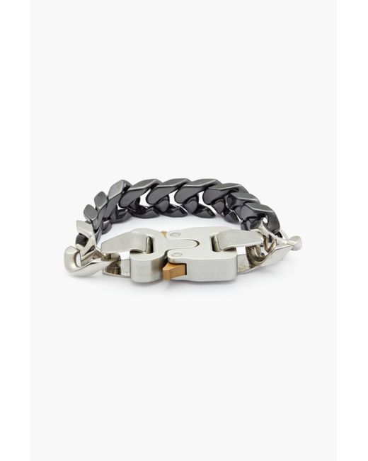 1017 ALYX 9SM Metallic Two-tone Ceramic Bracelet for men