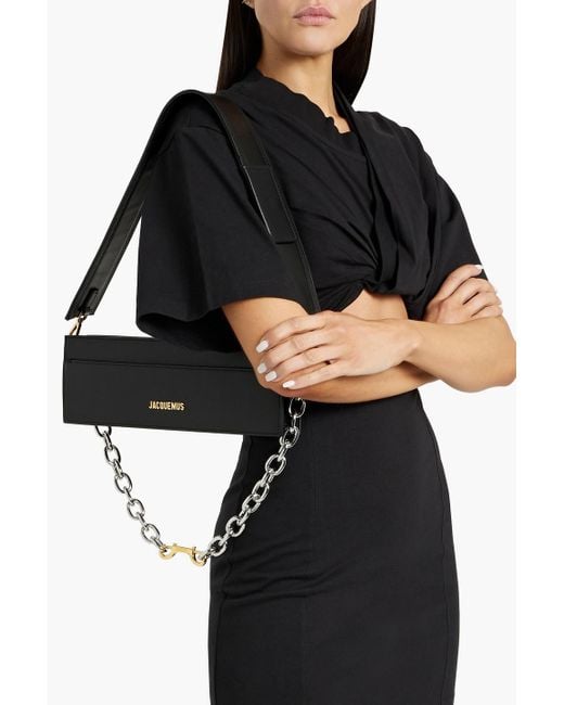 Jacquemus Le Ciuciu Leather Shoulder Bag in Black | Lyst