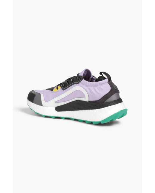 Adidas By Stella McCartney Purple Outdoor Boost 2.0 Shell, Neoprene And Faux Suede Sneakers