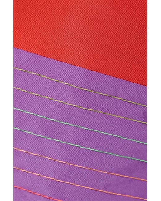 Christopher John Rogers Multicolor Hose mit weitem bein aus seidensatin