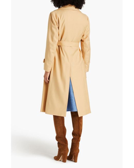 Giuliva Heritage Natural Christie Wool-twill Trench Coat
