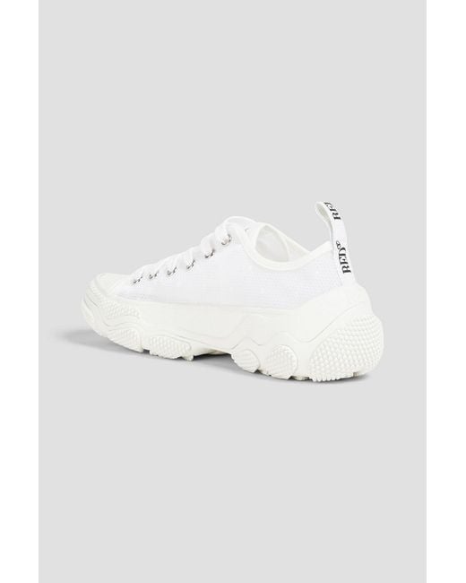 Red(v) White Polka-Dot Shell Sneakers