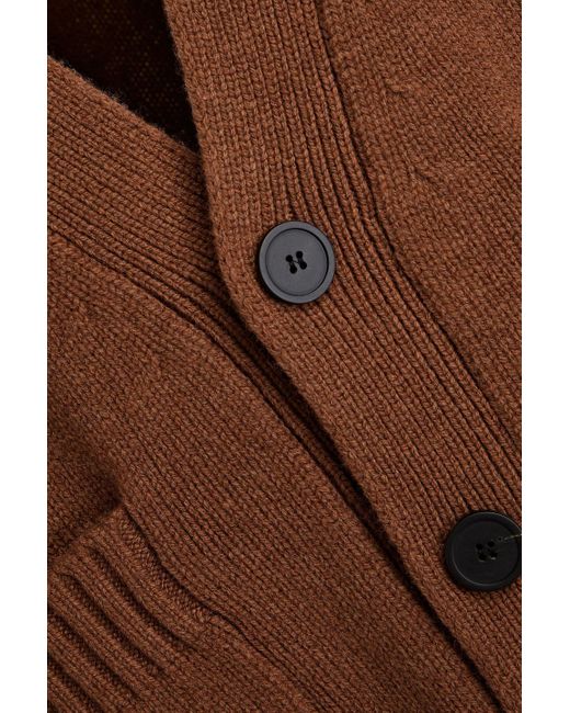 Studio Nicholson Brown Sens Wool Cardigan for men