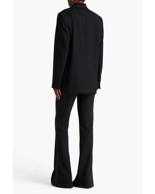 Totême Black Fringed Wool Blazer