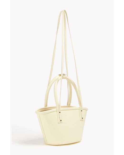 Jacquemus Natural Textured-leather Tote